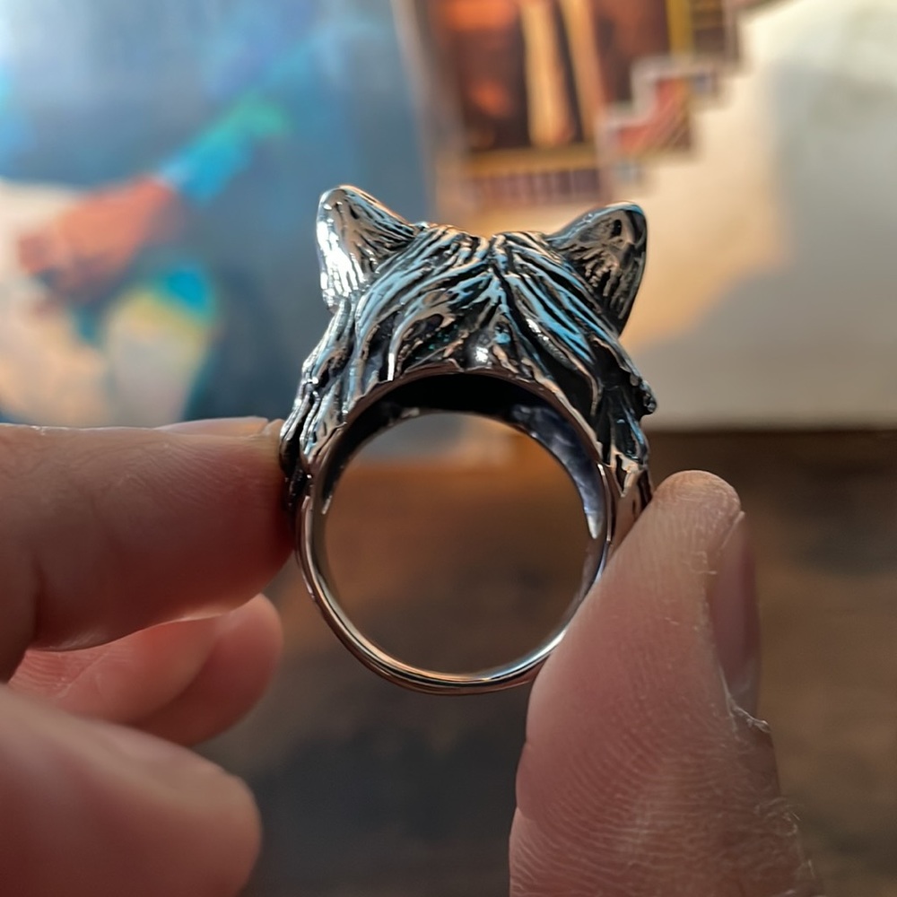 Wolf Ring, Stainless Steel - image 3